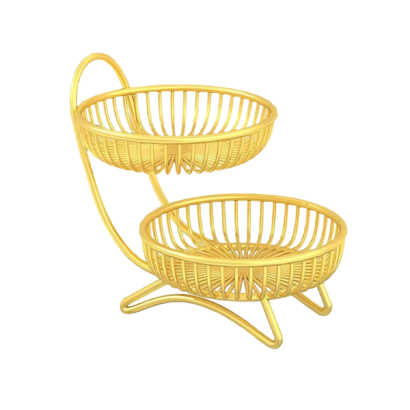 What impact does thickened material and structural stability have on the service life of a fruit basket?